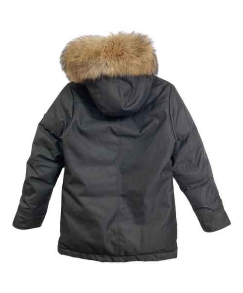 Pyrenex（ピレネックス）Pyrenex (ピレネックス) ANNECY DRILL FUR EDダウンコート　アウター　ビジネスコート　ミドル丈　EDIFICE別注 ブラック サイズ:Mの古着・服飾アイテム