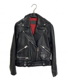 ALL SAINTS（オールセインツ）の古着「ライダースジャケット　レザージャケット」｜ブラック