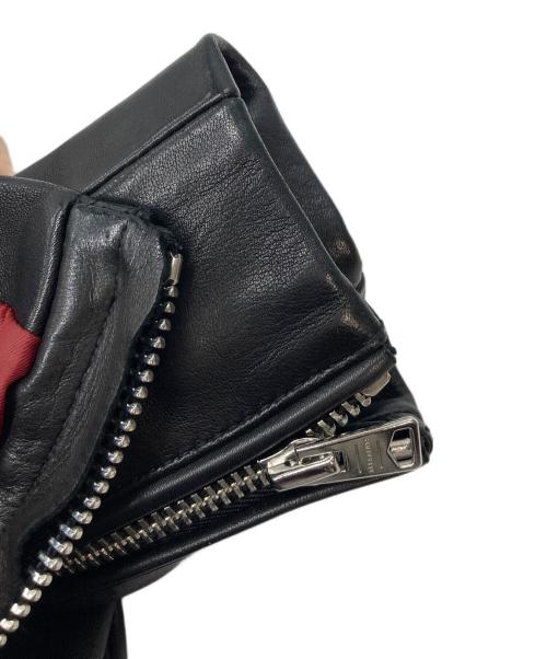 ALL SAINTS（オールセインツ）ALL SAINTS (オールセインツ) ライダースジャケット　レザージャケット ブラック サイズ:UK4の古着・服飾アイテム