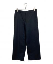 COMME des GARCONS tricot（コムデギャルソントリコ）の古着「ウールパンツ　スラックス」｜ブラック