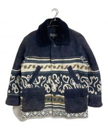 Wind Armor（ウィンドアーマー）の古着「ムートンジャケット　」｜ネイビー