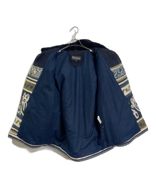 Wind Armor（ウィンドアーマー）Wind Armor (ウィンドアーマー) ムートンジャケット　 ネイビー サイズ:Mの古着・服飾アイテム