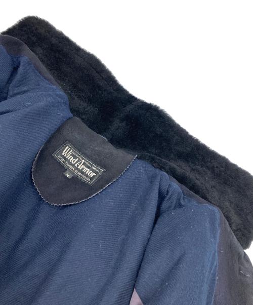 Wind Armor（ウィンドアーマー）Wind Armor (ウィンドアーマー) ムートンジャケット　 ネイビー サイズ:Mの古着・服飾アイテム