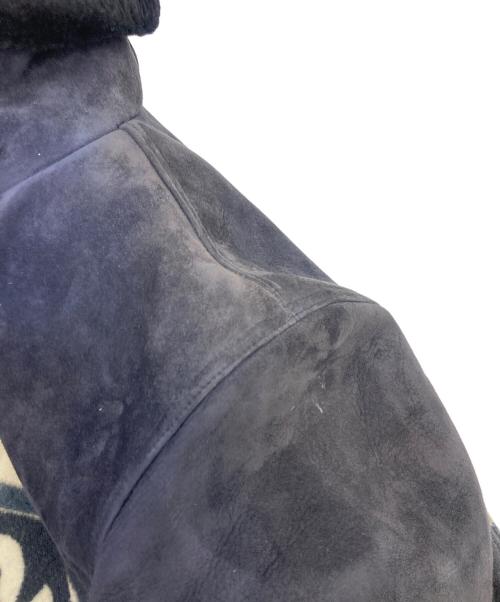 Wind Armor（ウィンドアーマー）Wind Armor (ウィンドアーマー) ムートンジャケット　 ネイビー サイズ:Mの古着・服飾アイテム