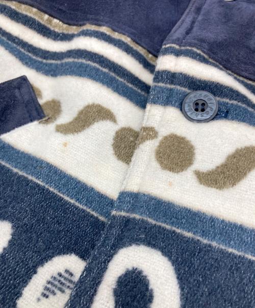 Wind Armor（ウィンドアーマー）Wind Armor (ウィンドアーマー) ムートンジャケット　 ネイビー サイズ:Mの古着・服飾アイテム