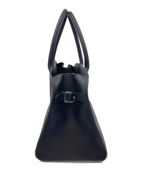 Gypsohila（ジプソフィア）Gypsohila (ジプソフィア) ベルトボストンバッグ (ラージ)　レザーバッグ ブラック サイズ:実寸参照の古着・服飾アイテム