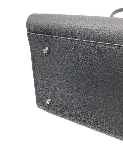 Gypsohila（ジプソフィア）Gypsohila (ジプソフィア) ベルトボストンバッグ (ラージ)　レザーバッグ ブラック サイズ:実寸参照の古着・服飾アイテム