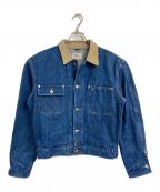 POLO RALPH LAURENポロ・ラルフローレン）の古着「【古着】カバーオール　アウター　デニムジャケット　デニムカバーオール　USA製　ライトアウター　80s  80年代　」｜ブルー