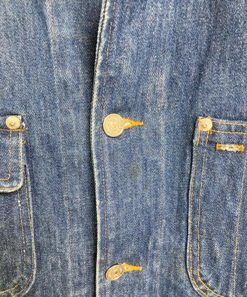 POLO RALPH LAUREN（ポロ・ラルフローレン）POLO RALPH LAUREN (ポロ・ラルフローレン) 【古着】カバーオール　アウター　デニムジャケット　デニムカバーオール　USA製　ライトアウター　80s  80年代　 ブルー サイズ:Mの古着・服飾アイテム