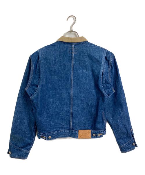 POLO RALPH LAUREN（ポロ・ラルフローレン）POLO RALPH LAUREN (ポロ・ラルフローレン) 【古着】カバーオール　アウター　デニムジャケット　デニムカバーオール　USA製　ライトアウター　80s  80年代　 ブルー サイズ:Mの古着・服飾アイテム