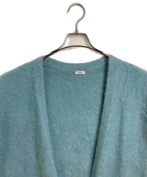 IENA（イエナ）IENA (イエナ) フォックスカシミヤ Vネックカーディガン ブルー サイズ:実寸参照の古着・服飾アイテム