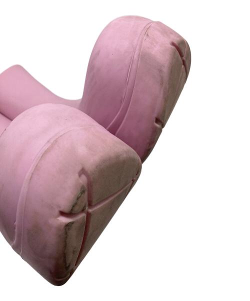 BOTTEGA VENETA（ボッテガベネタ）BOTTEGA VENETA (ボッテガベネタ) PUDDLE BOOTS MATT RUBBER　パドルブーツ　マットラバー　ショートブーツ　パドルブーツ レインブーツ ラバーブーツ モード　防水 イタリア製　厚底 ピンク サイズ:39の古着・服飾アイテム