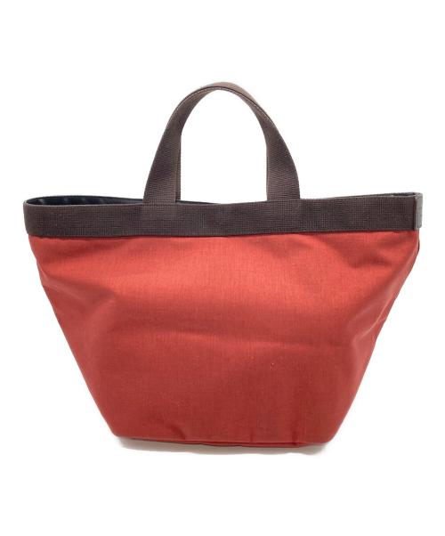 Herve Chapelier（エルベシャプリエ）Herve Chapelier (エルベシャプリエ) コーデュラ舟型トートM レッド×モカ サイズ:M（実寸参照）の古着・服飾アイテム