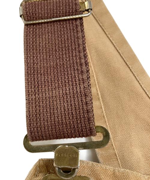 CarHartt（カーハート）CarHartt (カーハート) 【古着】デニムオーバーオール　USA製 ユニオンチケット ベージュ サイズ:実寸参照の古着・服飾アイテム