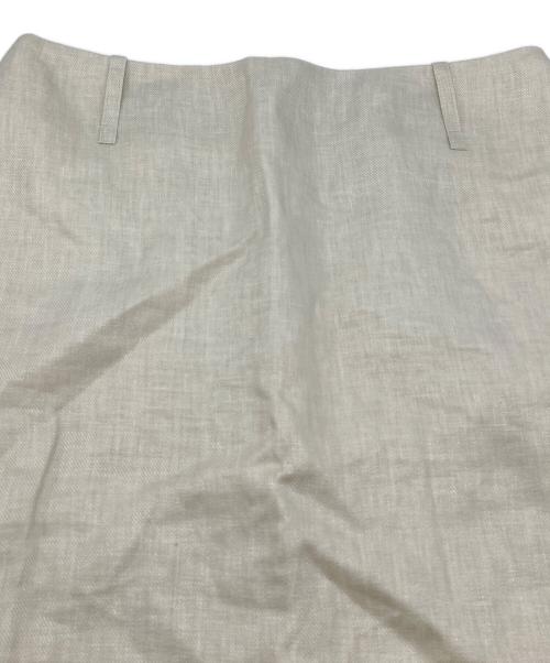 DEUXIEME CLASSE（ドゥーズィエム クラス）DEUXIEME CLASSE (ドゥーズィエム クラス) Dashingly Maxi スカート　ダッシングリー マキシスカート　リネンスカート　ロングスカート　日本製 ベージュ サイズ:38の古着・服飾アイテム