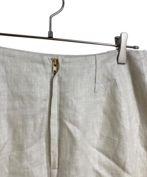 DEUXIEME CLASSE（ドゥーズィエム クラス）DEUXIEME CLASSE (ドゥーズィエム クラス) Dashingly Maxi スカート　ダッシングリー マキシスカート　リネンスカート　ロングスカート　日本製 ベージュ サイズ:38の古着・服飾アイテム