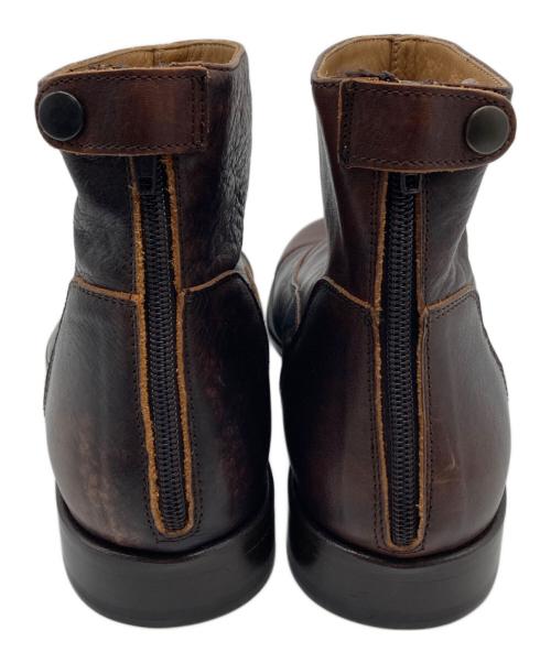 Giorgio Ricci（ジョルジオ・リッチ）Giorgio Ricci (ジョルジオ・リッチ) パティーヌブーツ　レザーブーツ　イタリア製 ブラウン サイズ:40の古着・服飾アイテム