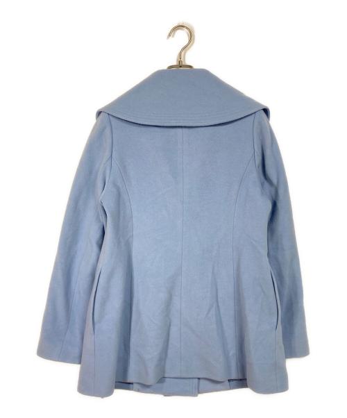 DONEY casa（ドネイカーサ）DONEY casa (ドネイカーサ) ビックカラージャケット　日本製　カシミヤ混ジャケット スカイブルー サイズ:38の古着・服飾アイテム