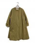 JOURNAL STANDARDジャーナルスタンダード）の古着「コットンナイロンギャバフレアコート　ビッグシルエット」｜オリーブ
