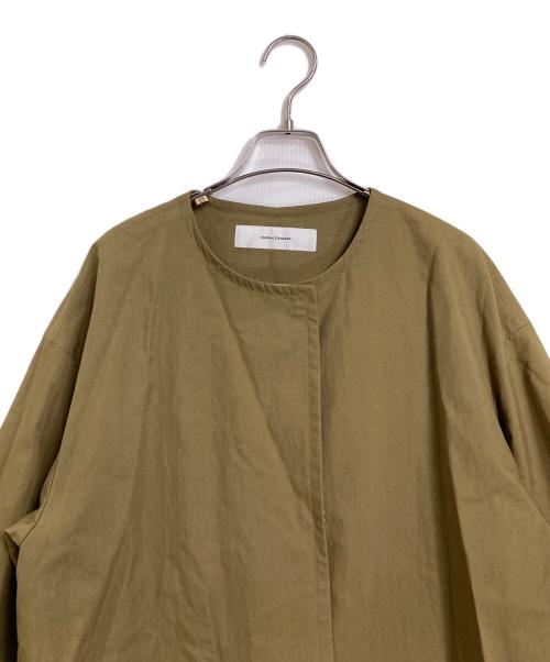 JOURNAL STANDARD（ジャーナルスタンダード）JOURNAL STANDARD (ジャーナルスタンダード) コットンナイロンギャバフレアコート　ビッグシルエット オリーブ サイズ:Mの古着・服飾アイテム