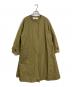 JOURNAL STANDARD（ジャーナルスタンダード）の古着「コットンナイロンギャバフレアコート　ビッグシルエット」｜オリーブ