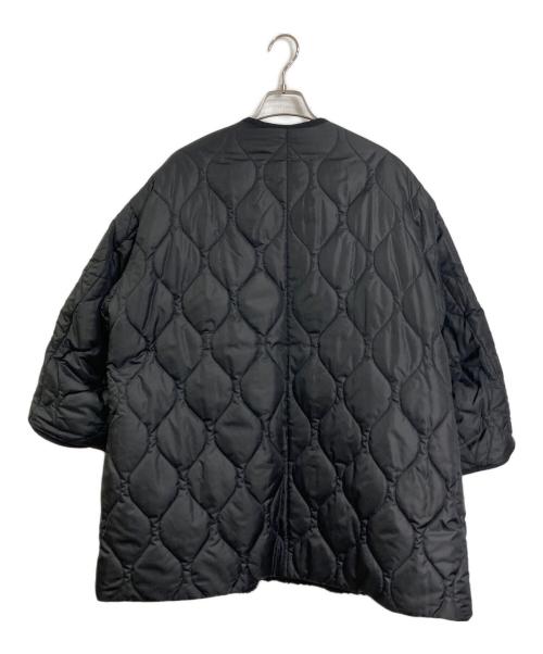 HARDY NOIR（アルディーノアール）HARDY NOIR (アルディーノアール) ボアxキルティングリバーシブルブルゾン ブラック サイズ:実寸参照の古着・服飾アイテム