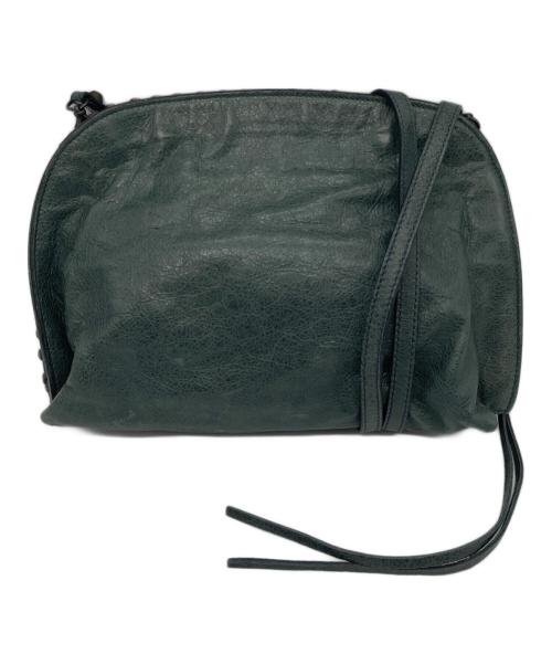 BALENCIAGA（バレンシアガ）BALENCIAGA (バレンシアガ) ザ スティッチショルダーバッグ グリーン サイズ:実寸参照の古着・服飾アイテム