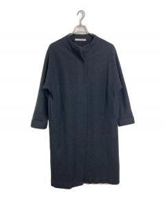 定価1万9千円 数回着用(^-^) fog リネン コート カーディガン ローブ fog linen work（フォグリネンワーク） LOTTE COAT BLACK ロッテ