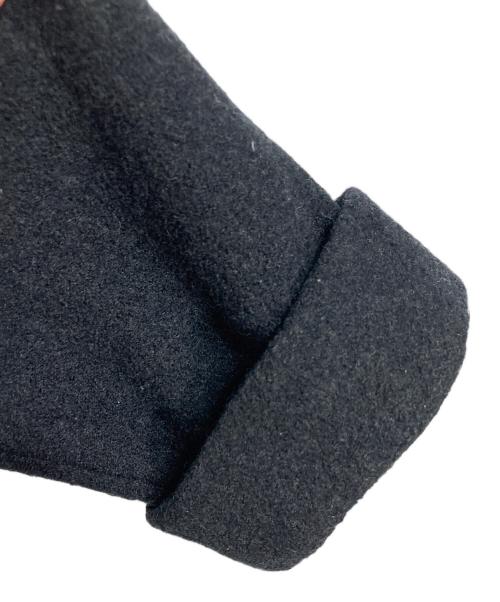 evam eva（エヴァムエヴァ）evam eva (エヴァムエヴァ) プレスウールロングコート　ロングコート　アウター　日本製 ブラック サイズ:1の古着・服飾アイテム