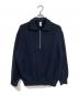 meias（メイアス）の古着「WOOLON HALF ZIP P/O  ウールニット」｜ネイビー