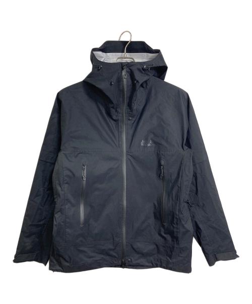 Jack Wolfskin（ジャック ウルフスキン）Jack Wolfskin 撥水フルジップブルゾン　TRAILHEADZ JKT　ナイロンジャケット　ナイロンパーカー　アウター　ライトアウター　スポーツ　アウトドア　日本製　TEXAPORE使用 ブラック サイズ:Mの古着・服飾アイテム