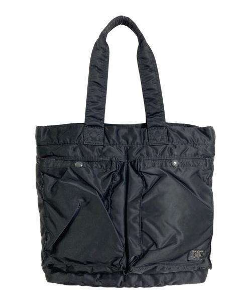 PORTER（ポーター）PORTER (ポーター) タンカートートバッグ　トートバッグ　日本製 ブラック サイズ:実寸参照の古着・服飾アイテム