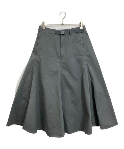 THE NORTHFACE PURPLELABEL（ザ・ノースフェイス パープルレーベル）THE NORTHFACE PURPLELABEL (ザ・ノースフェイス パープルレーベル) Chino Flared Field Skirt チノフレアフィールドスカート グリーン サイズ:Mの古着・服飾アイテム