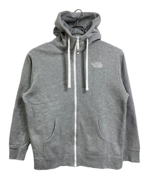 THE NORTH FACE（ザ ノース フェイス）THE NORTH FACE (ザ ノース フェイス) REARVIEW FULL ZIP HOODIE フードロゴ 刺繍ロゴジップパーカー　スポーツ　アウトドア グレー サイズ:XLの古着・服飾アイテム