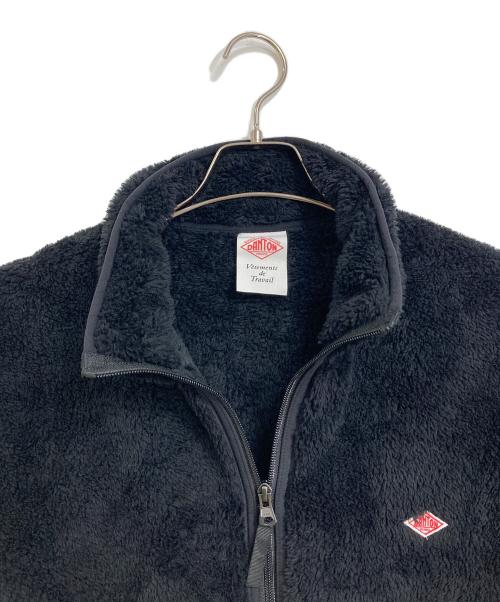 DANTON（ダントン）DANTON (ダントン) ハイパイル スタンドカラー フリースジャケット　アウター　ライトアウター ブラック サイズ:44 未使用品の古着・服飾アイテム