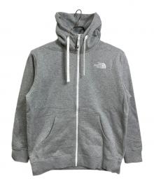 THE NORTH FACE（ザ ノース フェイス）の古着「REARVIEW FULL ZIP HOODIE フードロゴ 刺繍ロゴジップパーカー　スポーツ　アウトドア」｜グレー