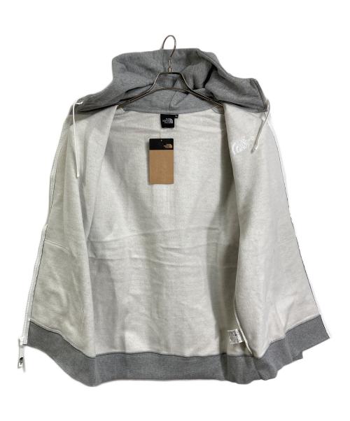 THE NORTH FACE（ザ ノース フェイス）THE NORTH FACE (ザ ノース フェイス) REARVIEW FULL ZIP HOODIE フードロゴ 刺繍ロゴジップパーカー　スポーツ　アウトドア グレー サイズ:XL 未使用品の古着・服飾アイテム