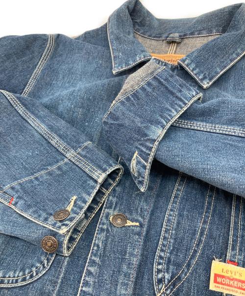 LEVI'S（リーバイス）LEVI'S (リーバイス) カバーオール　デニムジャケット　香港製 ブルー サイズ:38の古着・服飾アイテム