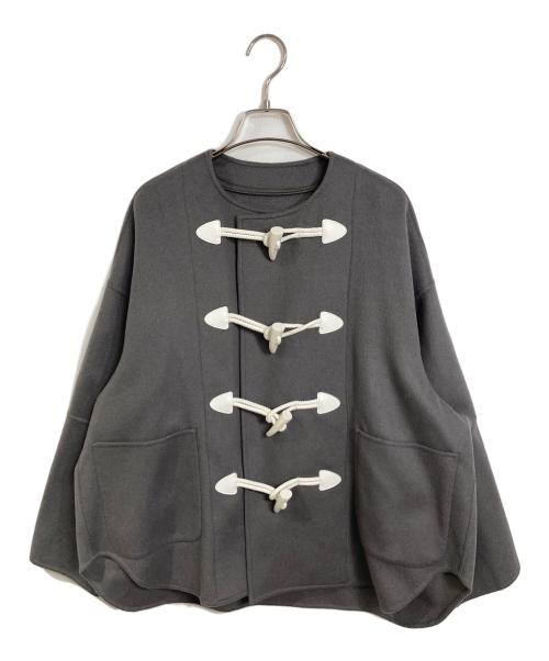 STUMBLY（スタンブリ―）STUMBLY (スタンブリ―) Short Duffle Jacket ダッフル　ジャケット　アウター　 グレー サイズ:38の古着・服飾アイテム