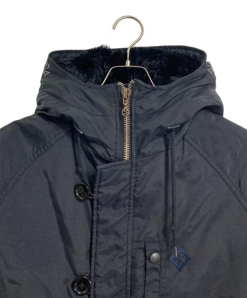 INDEPENDENT（インディペンデント）INDEPENDENT (インディペンデント) 【古着】90’Ｓ-00’Ｓフードファージャケット　90年代−00年代 ブラック サイズ:Mの古着・服飾アイテム