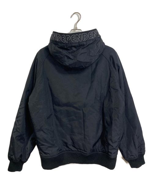 INDEPENDENT（インディペンデント）INDEPENDENT (インディペンデント) 【古着】90’Ｓ-00’Ｓフードファージャケット　90年代−00年代 ブラック サイズ:Mの古着・服飾アイテム