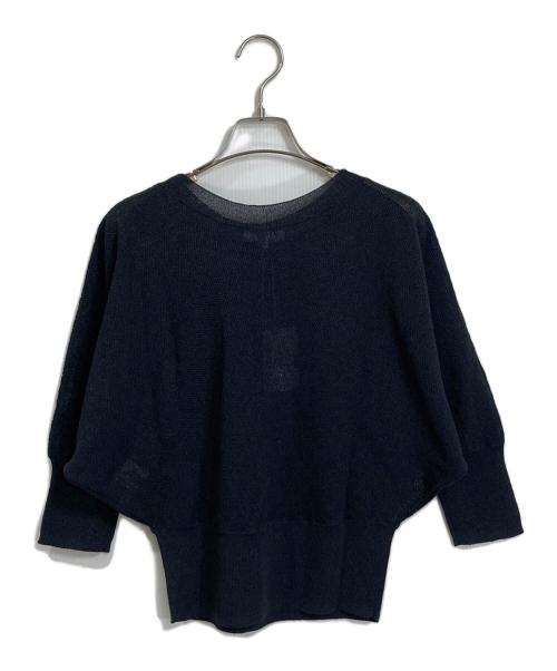 M'S GRACY（エムズグレイシー）M'S GRACY (エムズグレイシー) ブローチ付きニット ブラック サイズ:38の古着・服飾アイテム