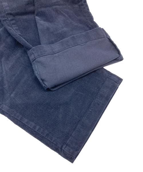 bluetown（bluetown）bluetown (bluetown) コーデュロイパンツ　ビッグシルエット　ゆったり ネイビー サイズ:S 未使用品の古着・服飾アイテム