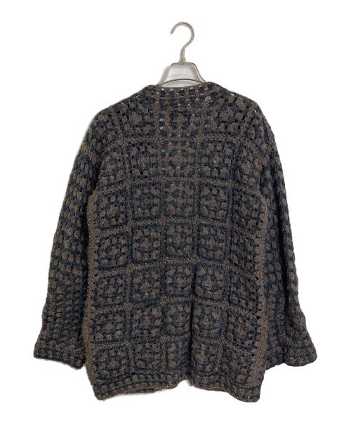 JOURNAL STANDARD（ジャーナルスタンダード）JOURNAL STANDARD (ジャーナルスタンダード) ウールクロッシェカーディガン/ネパールハンドニットカーディガン ブラウン サイズ:FREEの古着・服飾アイテム