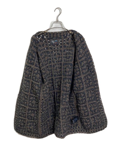JOURNAL STANDARD（ジャーナルスタンダード）JOURNAL STANDARD (ジャーナルスタンダード) ウールクロッシェカーディガン/ネパールハンドニットカーディガン ブラウン サイズ:FREEの古着・服飾アイテム