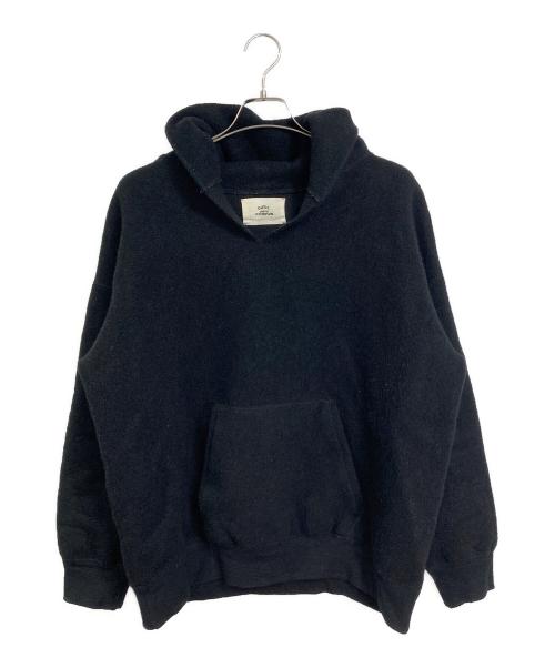 OUTIL（ウティ）OUTIL (ウティ) フランス製縮絨ウールニットパーカー ブラック サイズ:3の古着・服飾アイテム
