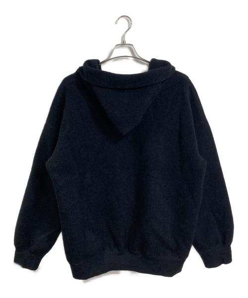 OUTIL（ウティ）OUTIL (ウティ) フランス製縮絨ウールニットパーカー ブラック サイズ:3の古着・服飾アイテム