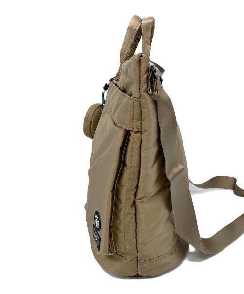 PORTER（ポーター）PORTER (ポーター) starbucks (スターバックス) コーヒービーンシェイプ ヘルメットバッグ　トートバッグ　2WAY ラテベージュ サイズ:実寸参照の古着・服飾アイテム