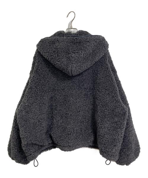 CODE A（コードエー）code a (コードエー) boa hoodie blouson　ボアジャケット グレー サイズ:FREE 未使用品の古着・服飾アイテム