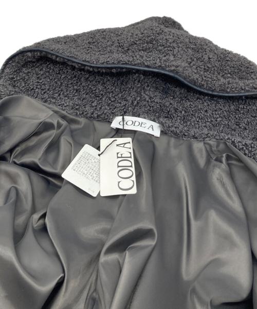 CODE A（コードエー）code a (コードエー) boa hoodie blouson　ボアジャケット グレー サイズ:FREE 未使用品の古着・服飾アイテム